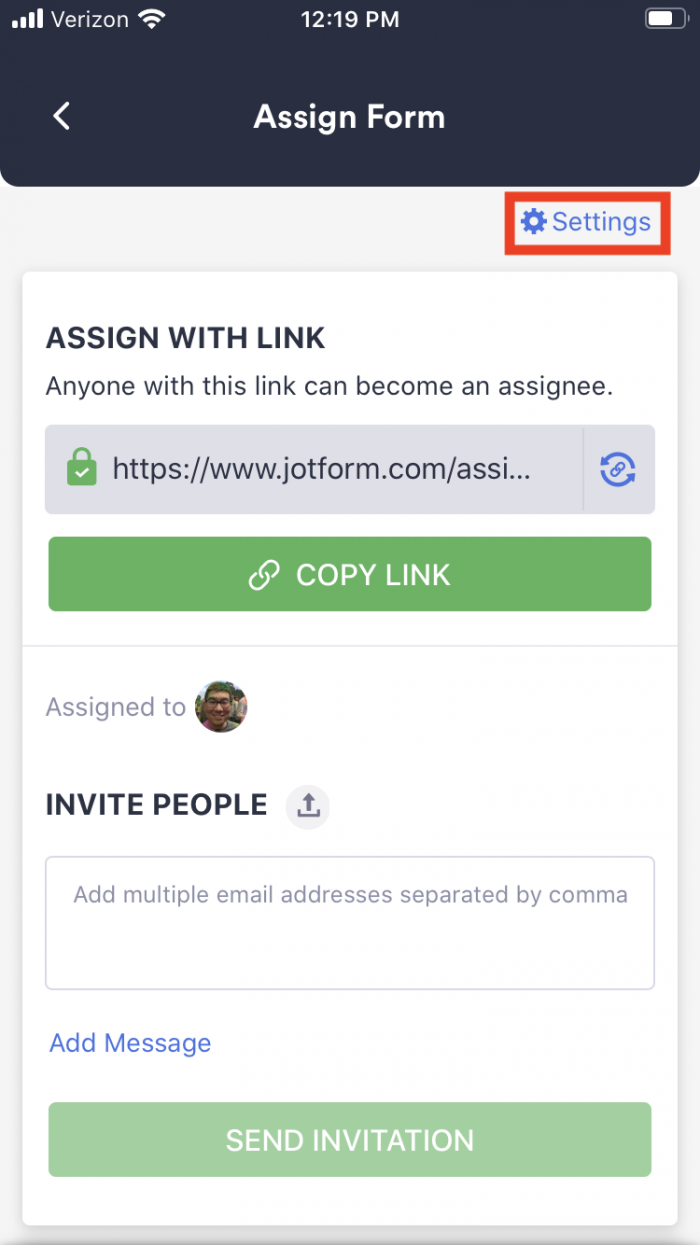 Comment assigner des formulaires dans Jotform pour améliorer le travail collaboratif Image-43