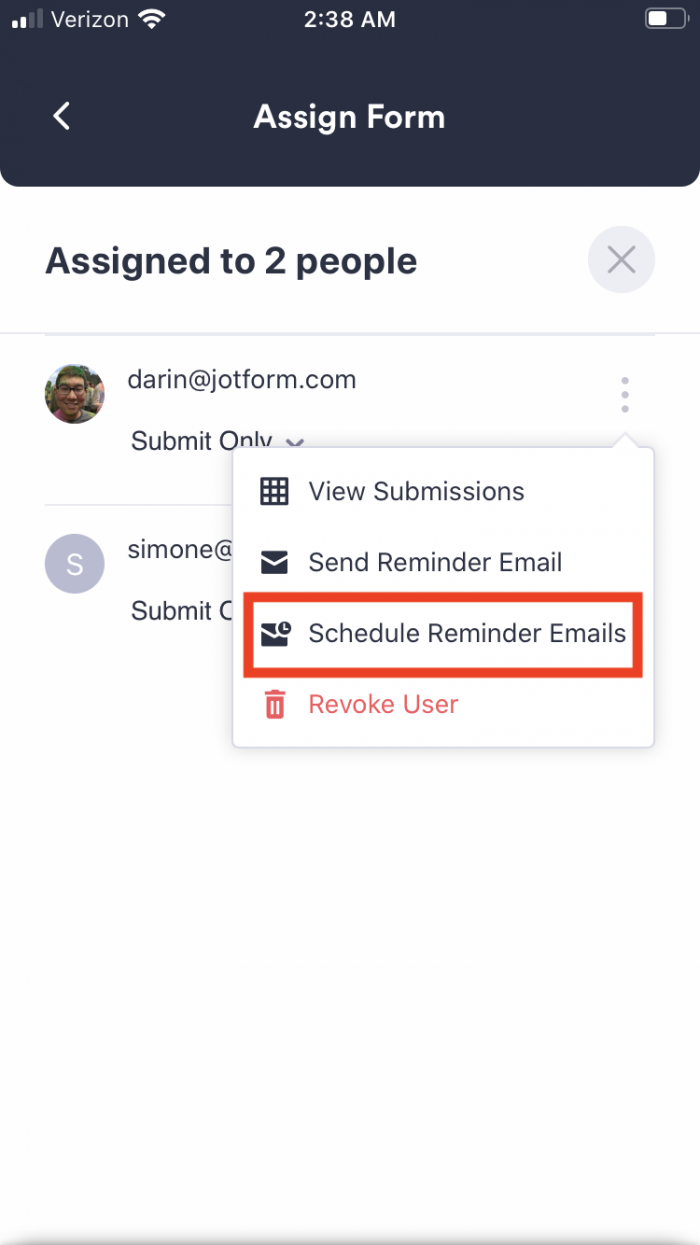 Comment assigner des formulaires dans Jotform pour améliorer le travail collaboratif Image-12