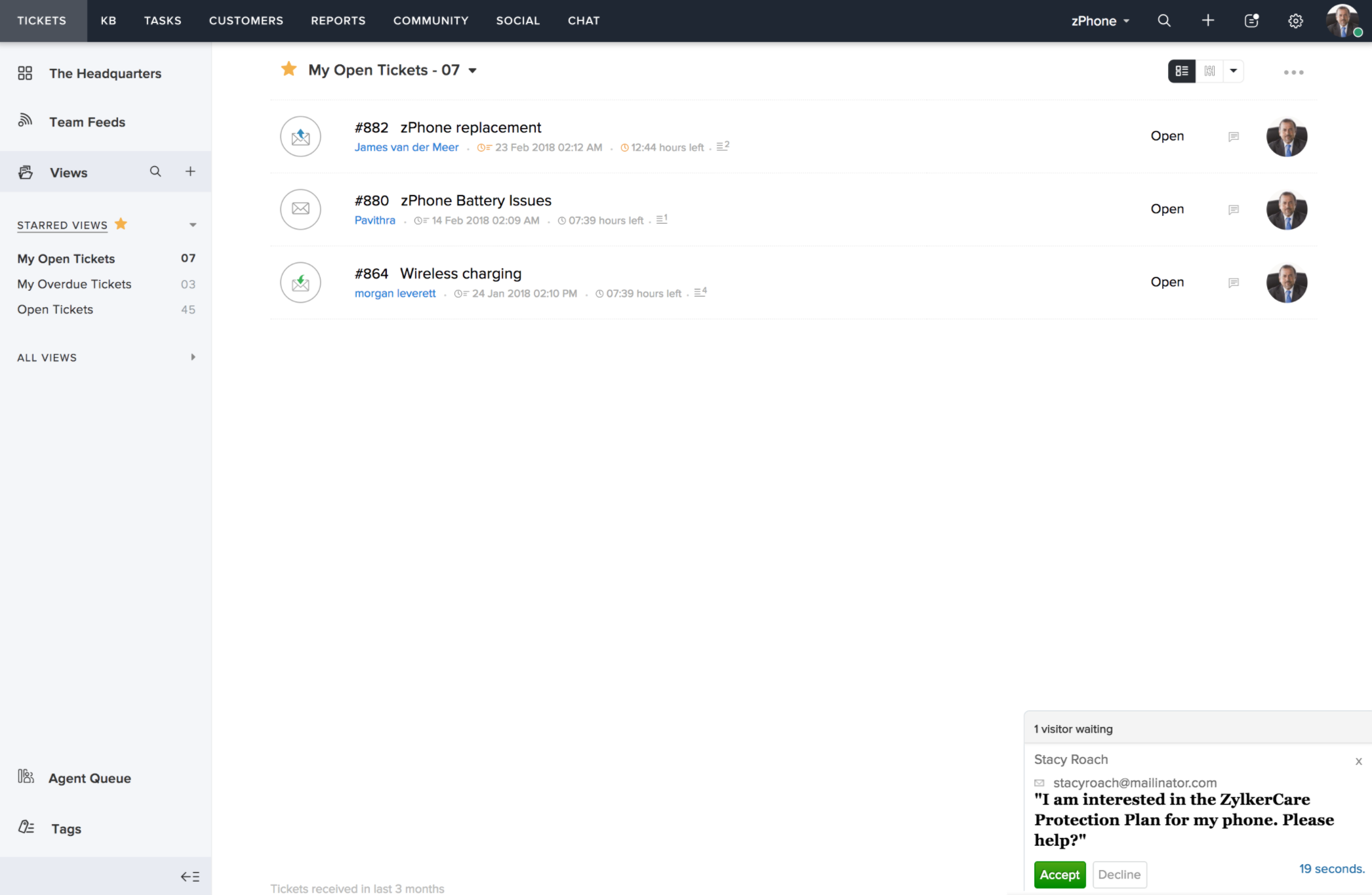 Zoho Desk