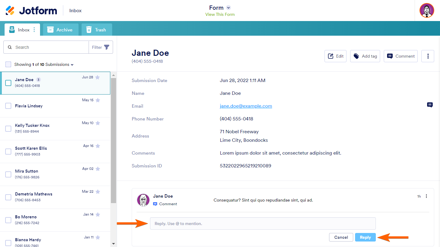 inbox comment post reply min Screenshot 21