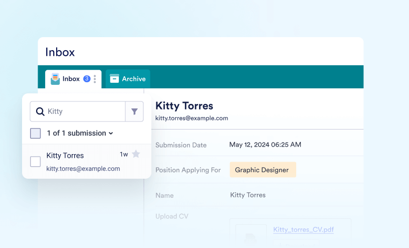 Jotform Inbox