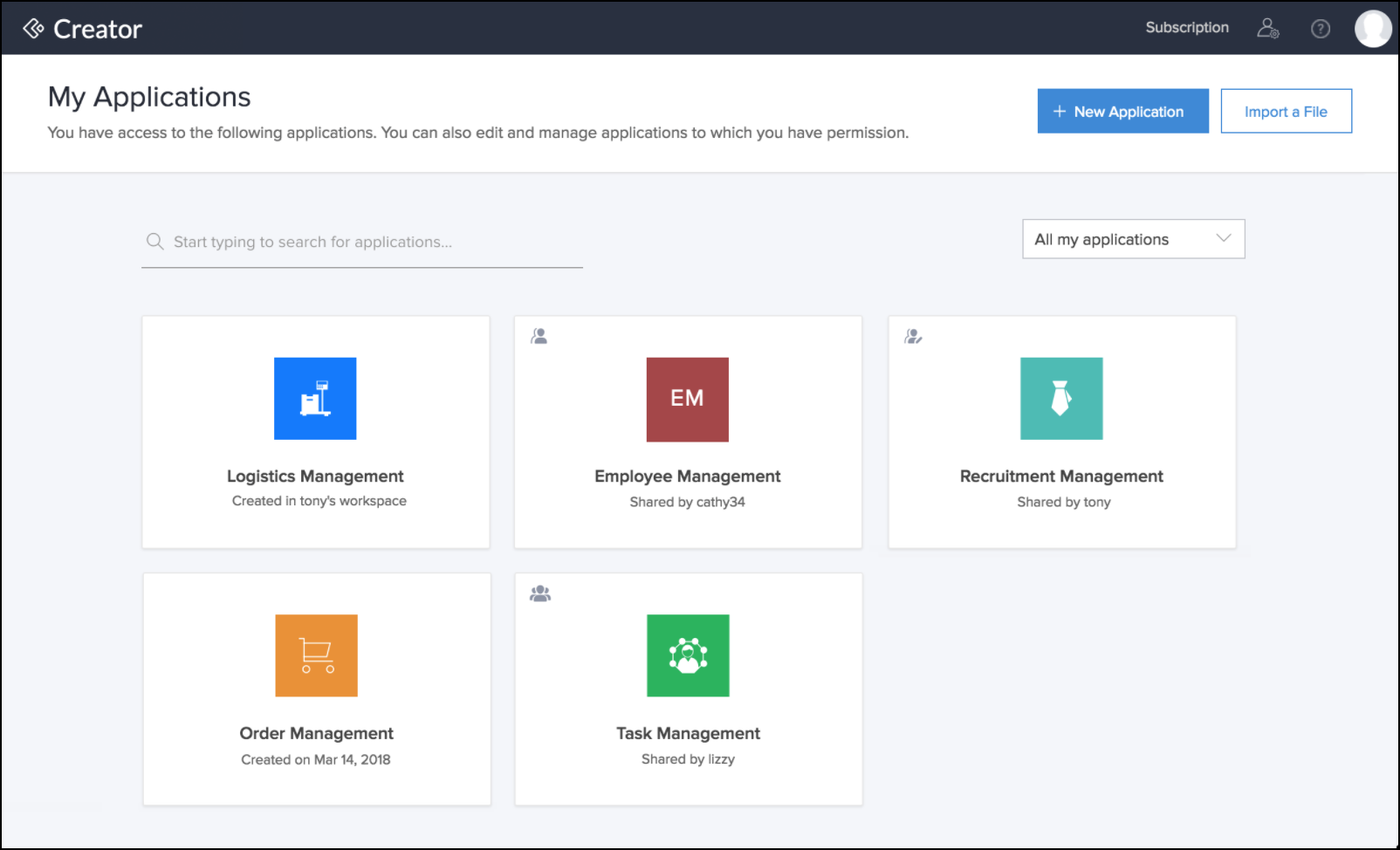 Zoho Creator