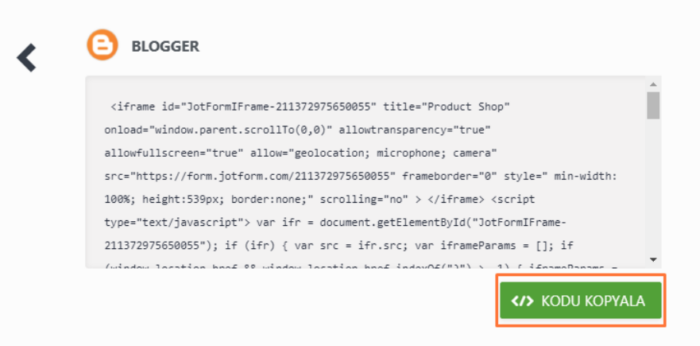 Blogger'a İletişim Formu Nasıl Eklenir Image-3