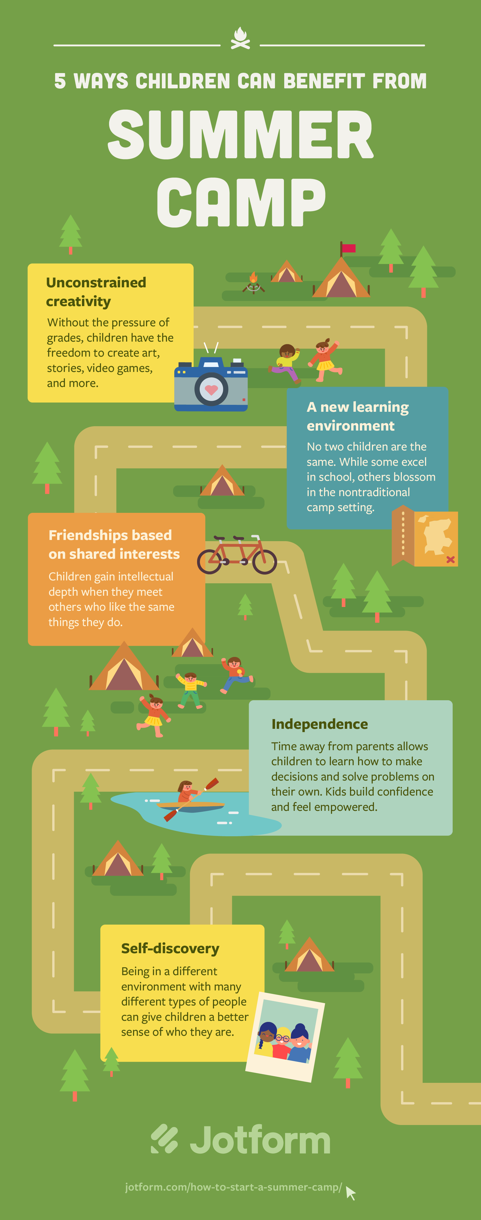 5 summer camp benefits for kids