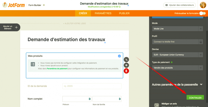 Comment accepter les paiements iDEAL via Jotform Image-6