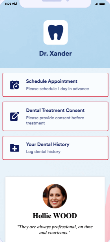 Dentist App Template