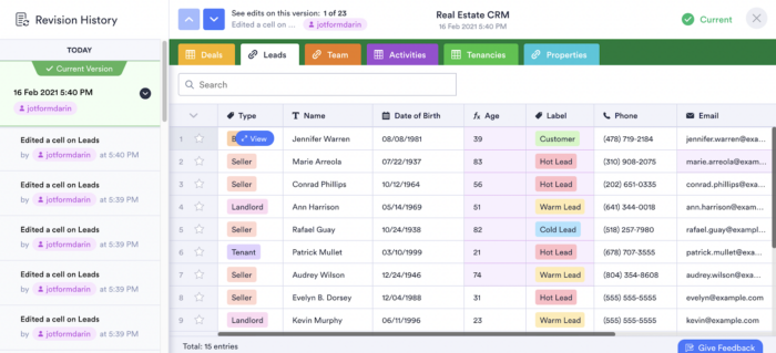 Comment créer un CRM avec les Tableaux Jotform Image-13