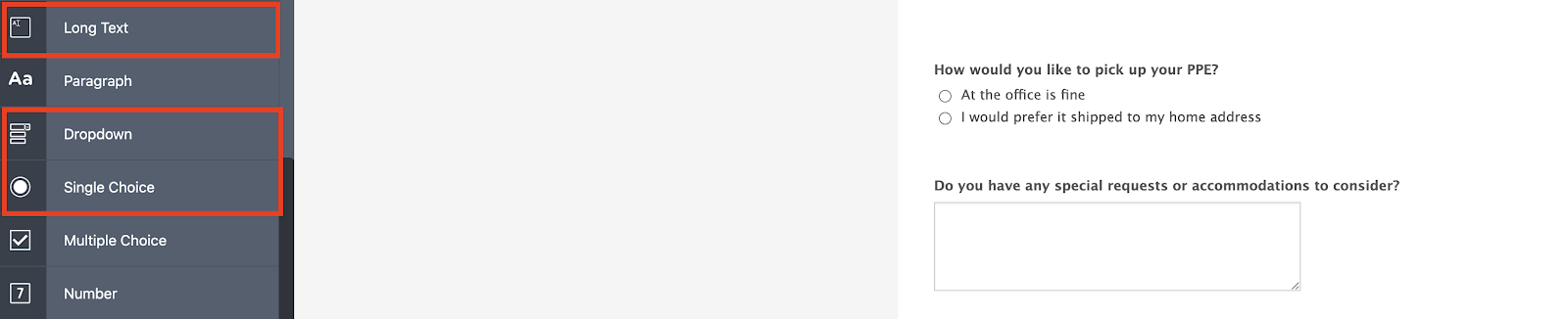 How to create a PPE request form Image-2