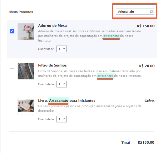 Encontre produtos em formulários para pedidos facilmente usando uma nova ferramenta de busca Image-2