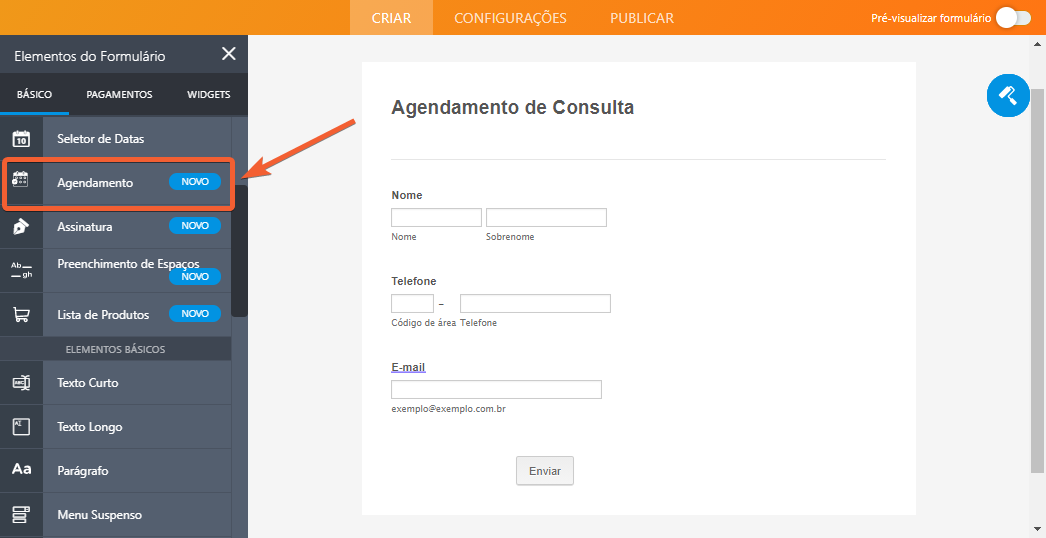 Como agendar um horário usando Jotform Image-1