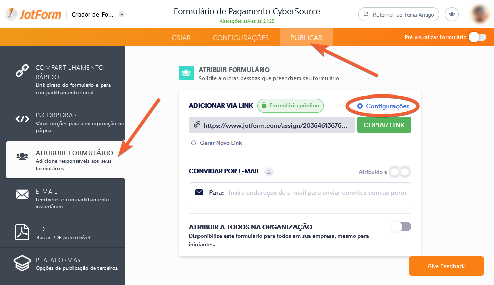 Atribua formulários usando Jotform para uma melhor colaboração Image-32