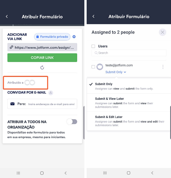 Atribua formulários usando Jotform para uma melhor colaboração Image-40