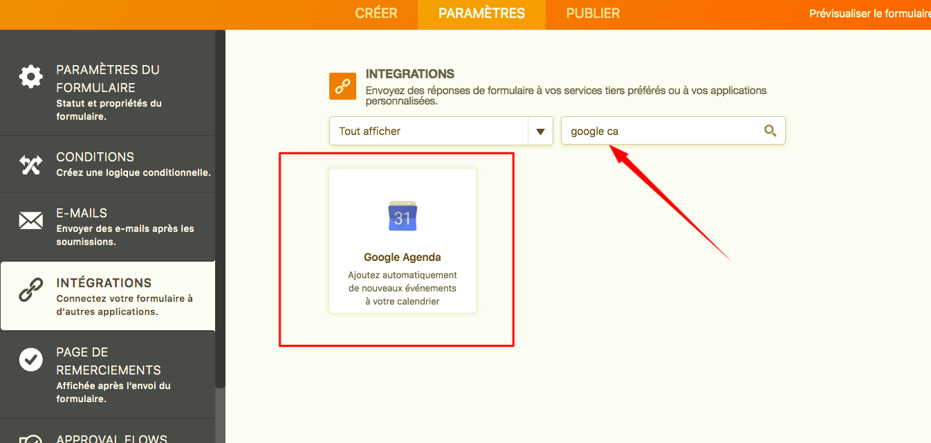 Nouvelle intégration de Google Agenda Image-2