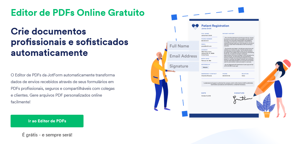 Apresentando o Editor de PDFs Jotform: Transforme respostas de formulários em lindos PDFs Imagem-1