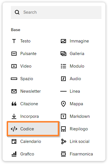 Aggiungere un Modulo a Squarespace Image-4