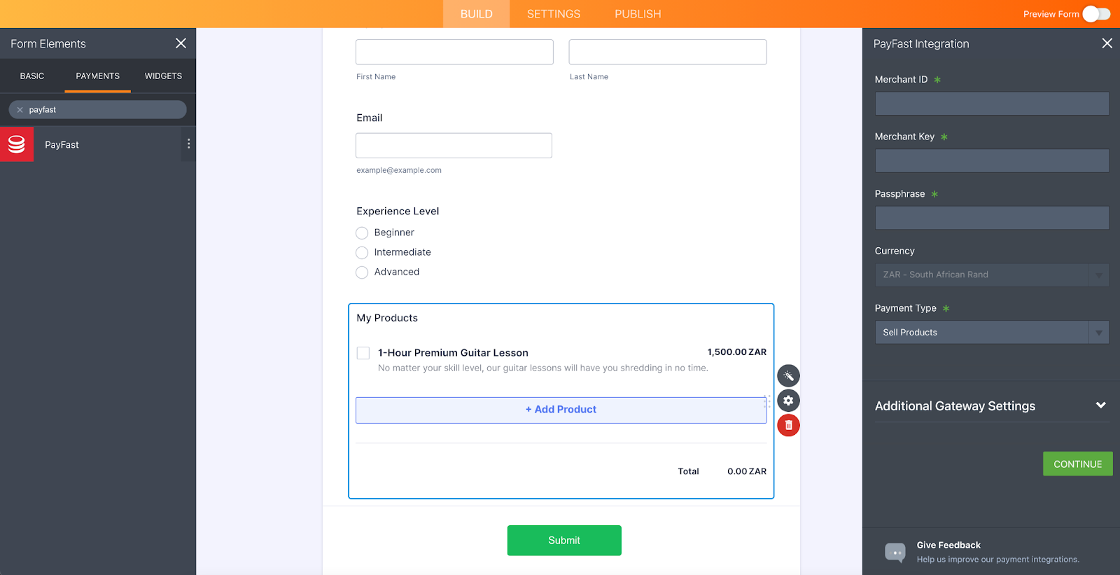 Collect payments the easy way with Jotform and PayFast Image-2