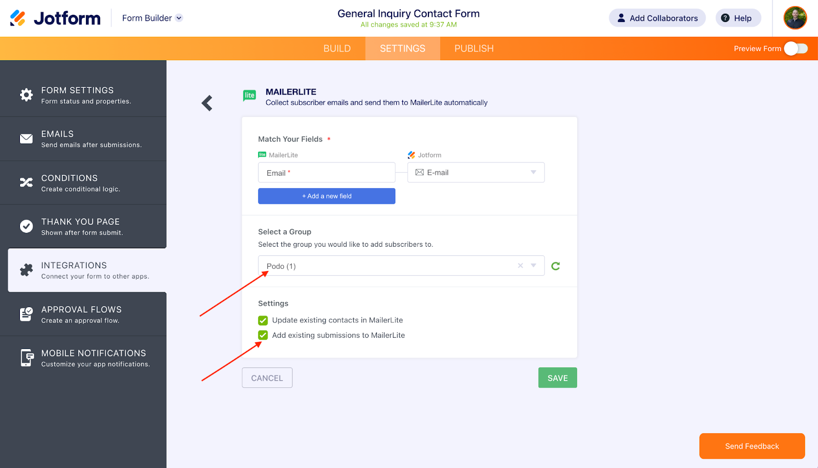 Boost email marketing with Jotform’s new MailerLite integration Image-4