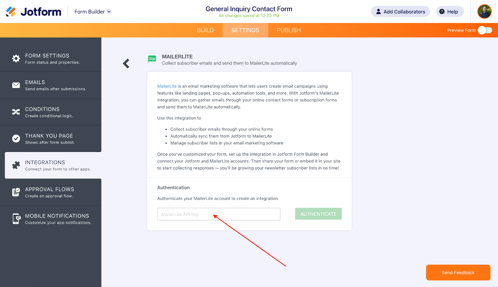 Boost email marketing with Jotform’s new MailerLite integration Image-3