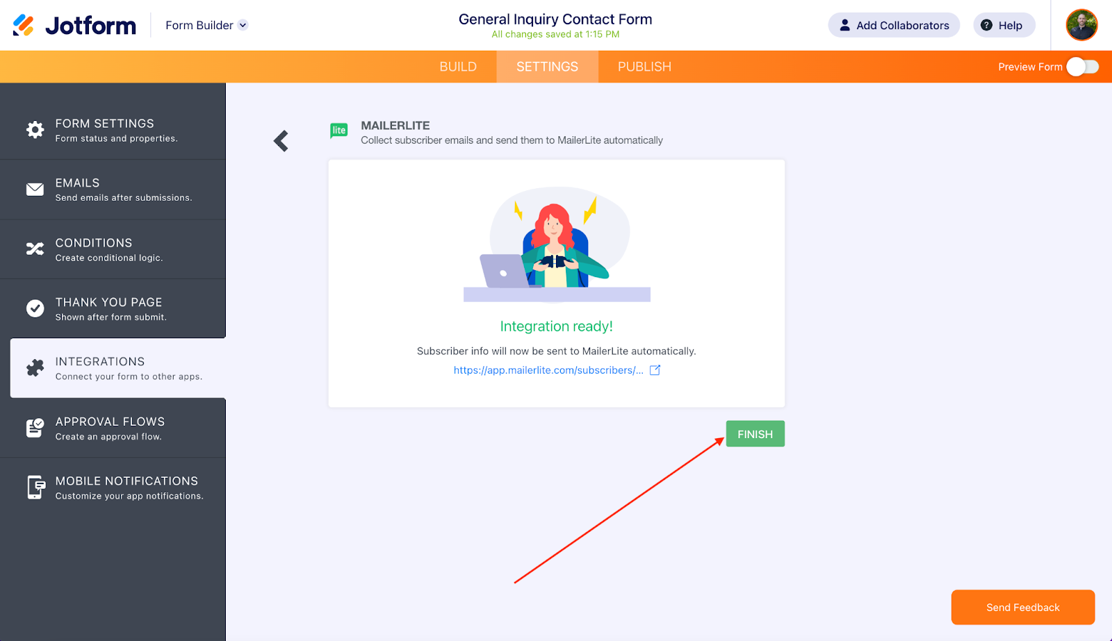 Boost email marketing with Jotform’s new MailerLite integration Image-5