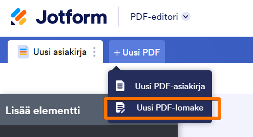 Miten luoda PDF-lomakkeita PDF-Editorissa Image-1