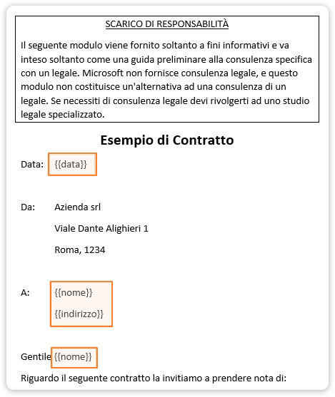 Popolare un Template Word con i Dati del Modulo Image-1