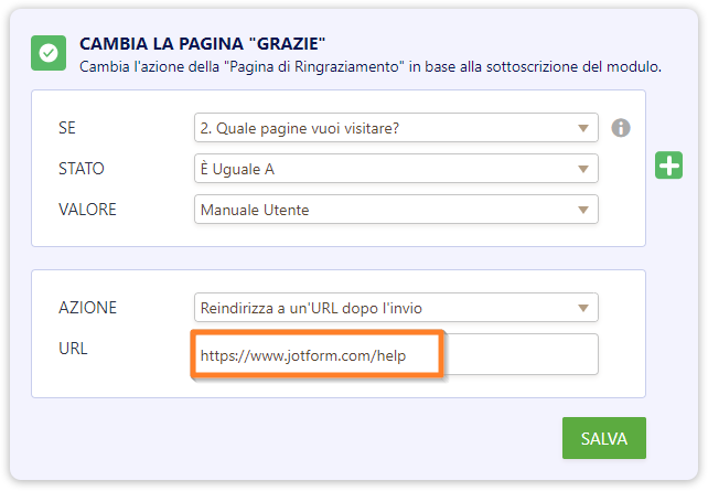 Cambia il Link per il Redirect della Pagina di Ringraziamento in Base a una Certa Condizione Image-3