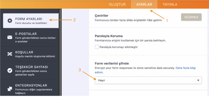 Şifreli Formlar – Nedir ve Nasıl Kullanılır Image-1