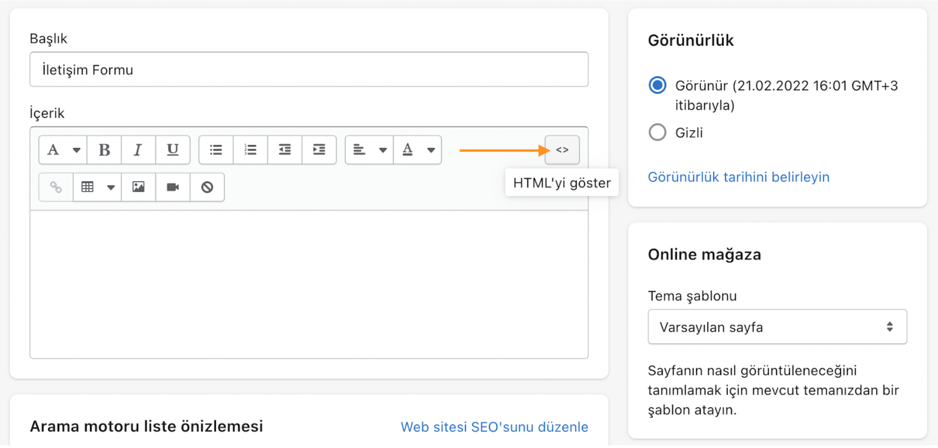 Form Shopify Mağazasına Nasıl Eklenir Image-2