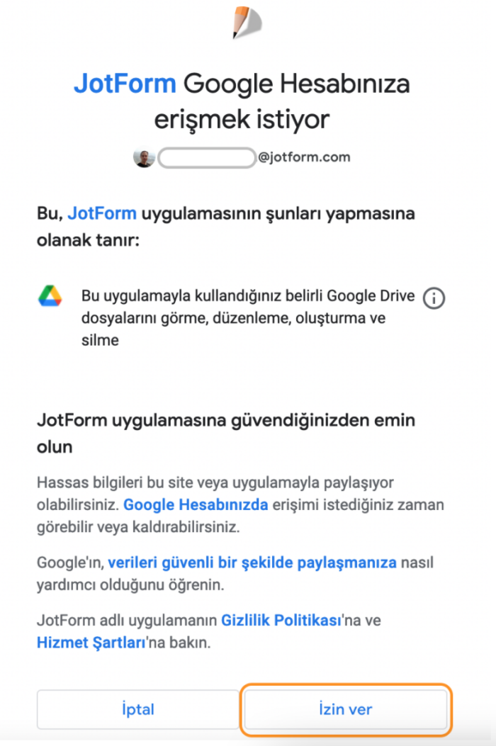 Form Google Drive ile Nasıl Entegre Edilir Image-4