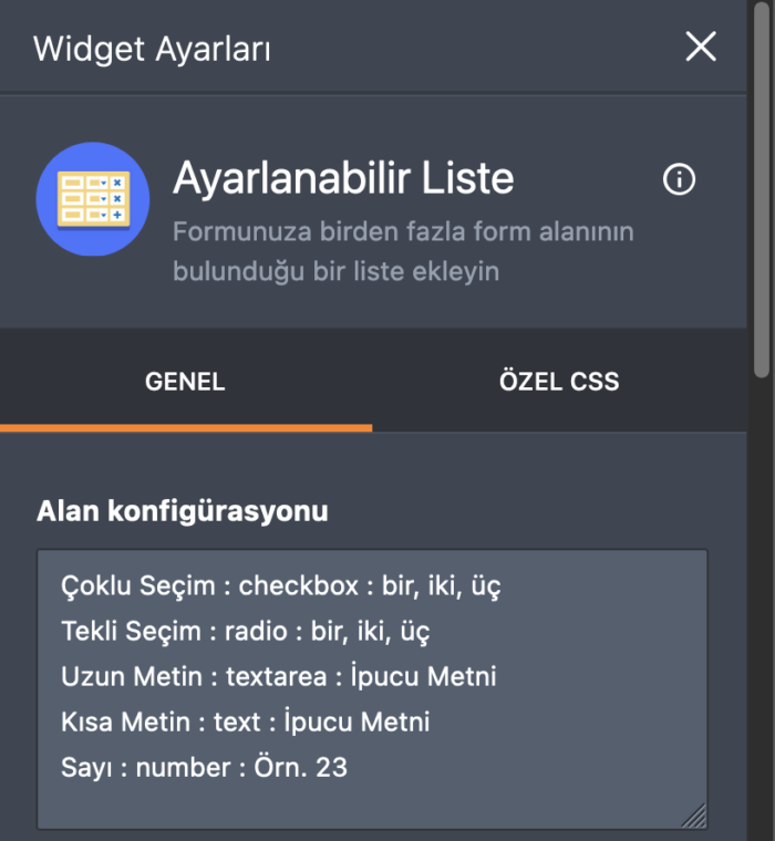 Ayarlanabilir Liste Widget’ı Nasıl Kurulur Image-2