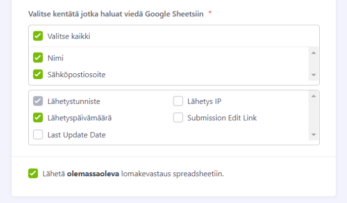 Miten integroida lomake Google Sheetsiin Image-6