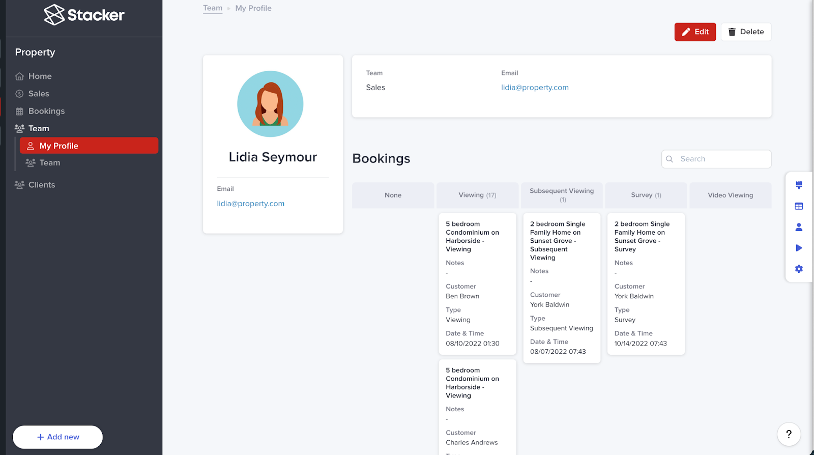 User Interface of Stacker