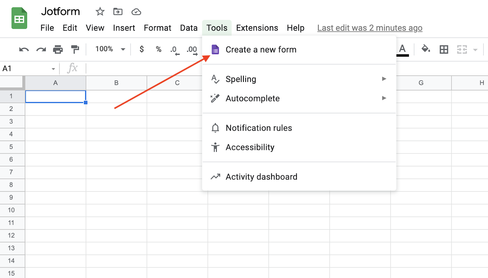 How to create a survey in Google Forms Image-1