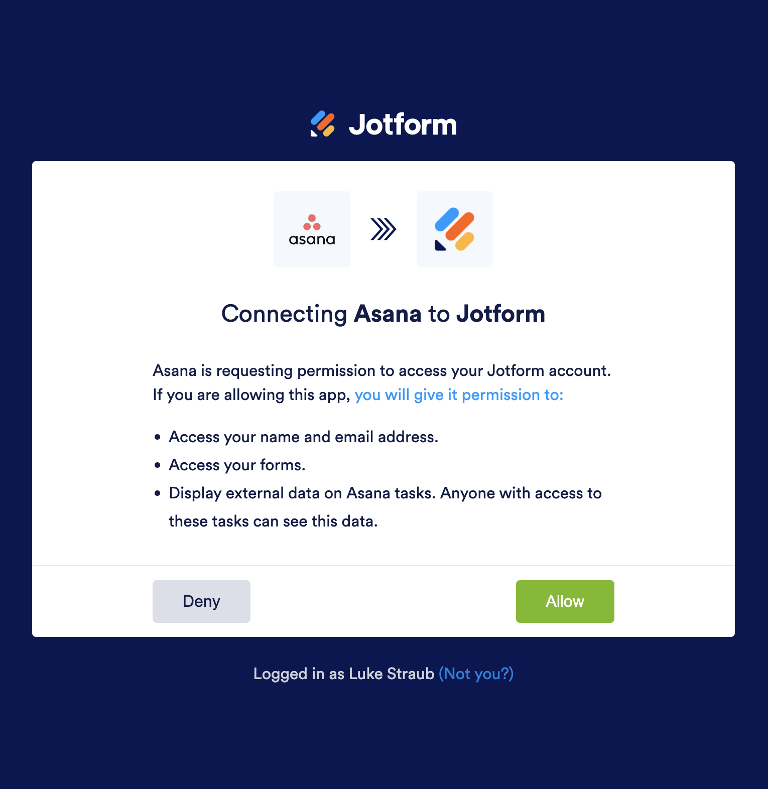 Use Jotform within your Asana workspace Image-3