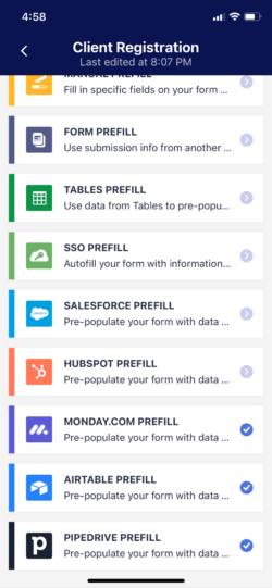 Pre-populate your forms using data from Airtable, monday
