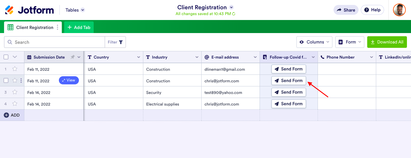 Speed up workflows with Prefill for Jotform Tables Image-1
