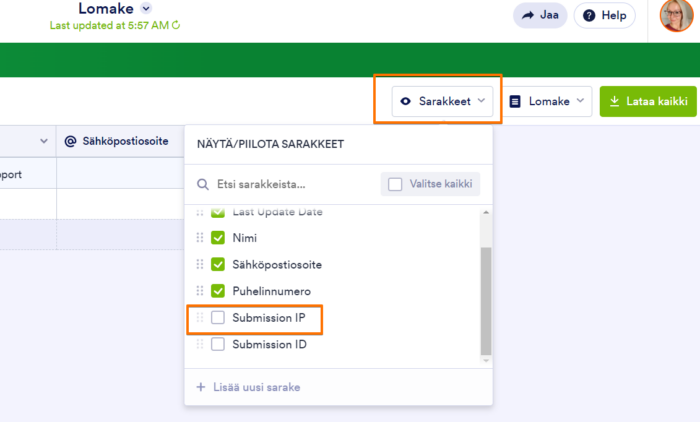 Miten löytää lomakevastauksen lähettäjän IP-osoite Image-2