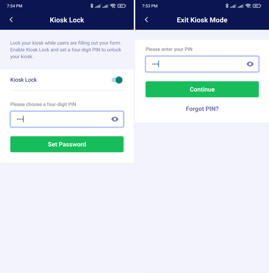 Jotform Mobile Forms Kiosk Lock