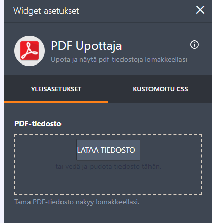 Miten upottaa PDF-tiedosto lomakkeelle Image-2