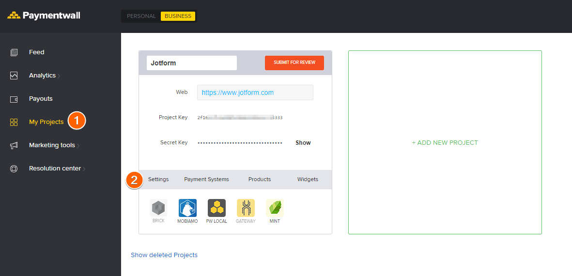Wie integriert man Paymentwall in Jotform? Image-1