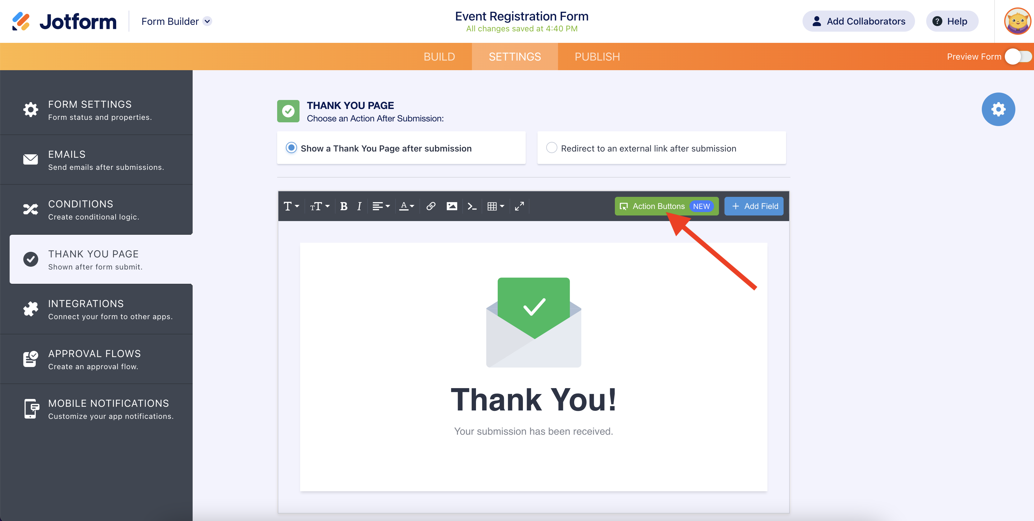 Direct responders to prefilled forms through your Thank You page Image-1