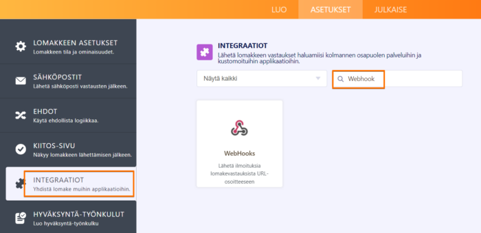 Webhook PHP koodiesimerkkejä Image-1