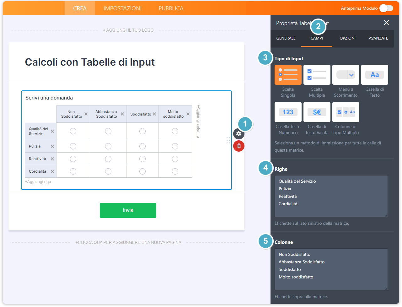 Come Effettuare Calcoli con le Tabelle di Input? Image-2