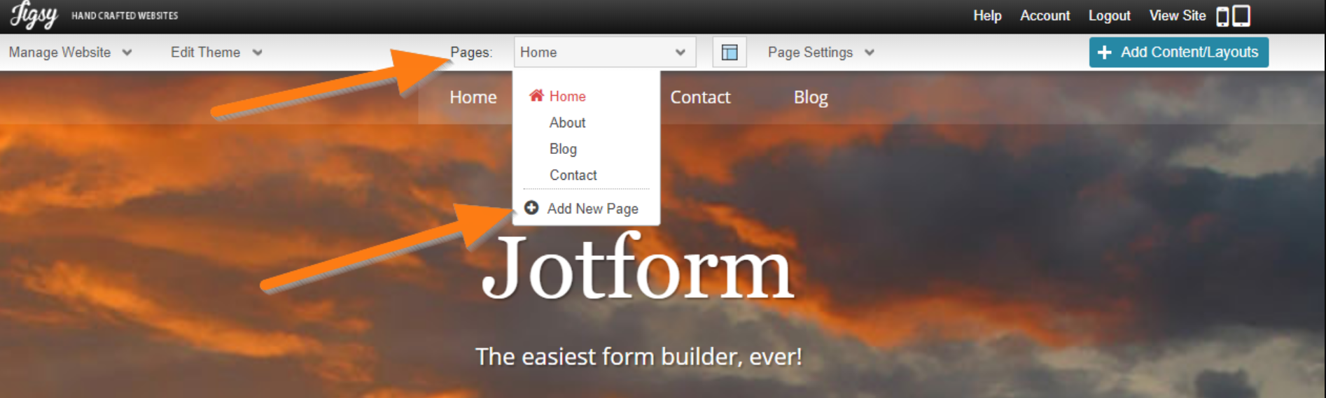 Cara Menambahkan Formulir di Pembuat Web Jigsy Image-2