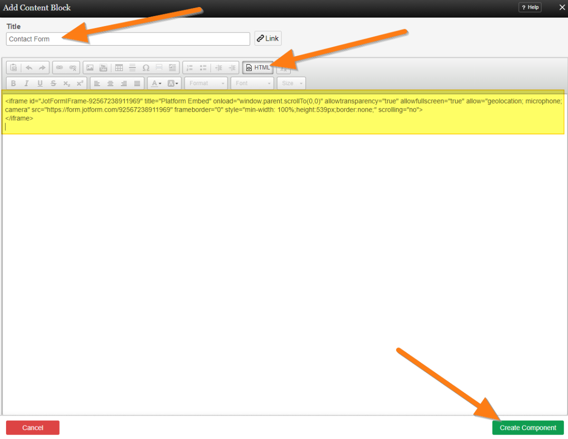 Cara Menambahkan Formulir di Pembuat Web Jigsy Image-6