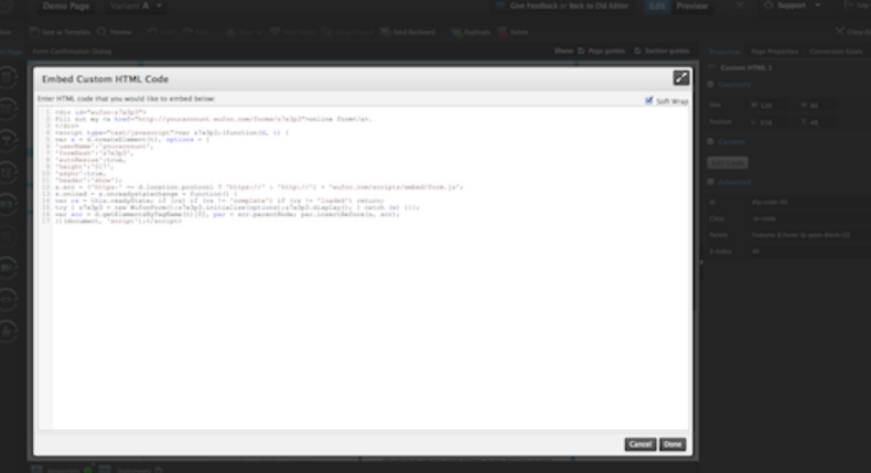 Cara Menyematkan Formulir ke Halaman Landing Unbounce Image-3