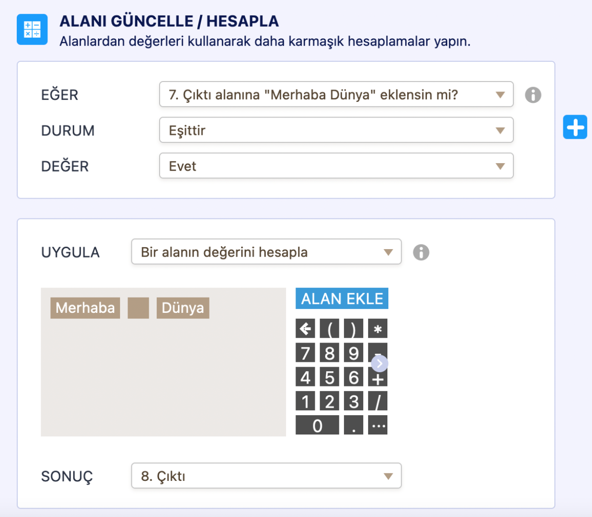 Koşullu Mantık Kullanarak Bir Alana Metin veya Hesaplama Nasıl Eklenir Image-8