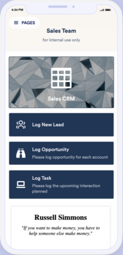 Sales Tracking App