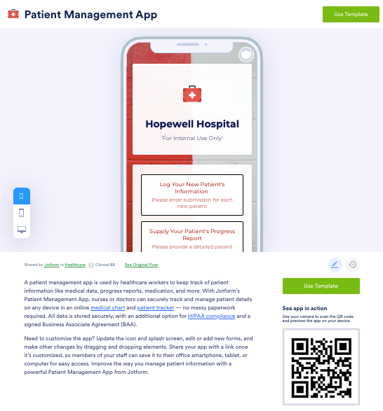 Launch your app today with 200+ free Jotform App templates Image-1