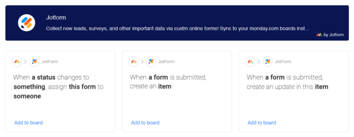 Announcing a new Jotform monday